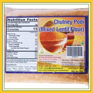 Grand Sweets & Snacks - Chutney Podi (200 Gms)