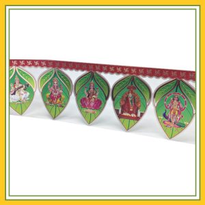 Plastic Hand Thorans - Laminated  Leaves