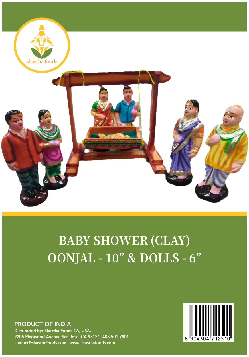 Baby Shower - ( CLAY ) Oonjal 10", Dolls 6"
