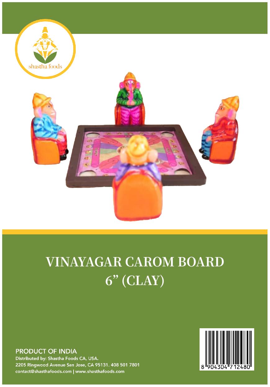 Vinayagar Carom Board - ( CLAY )