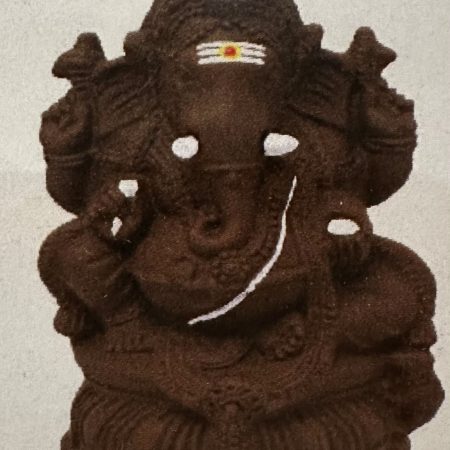 Simhasanam 9 inch - Plain Clay
