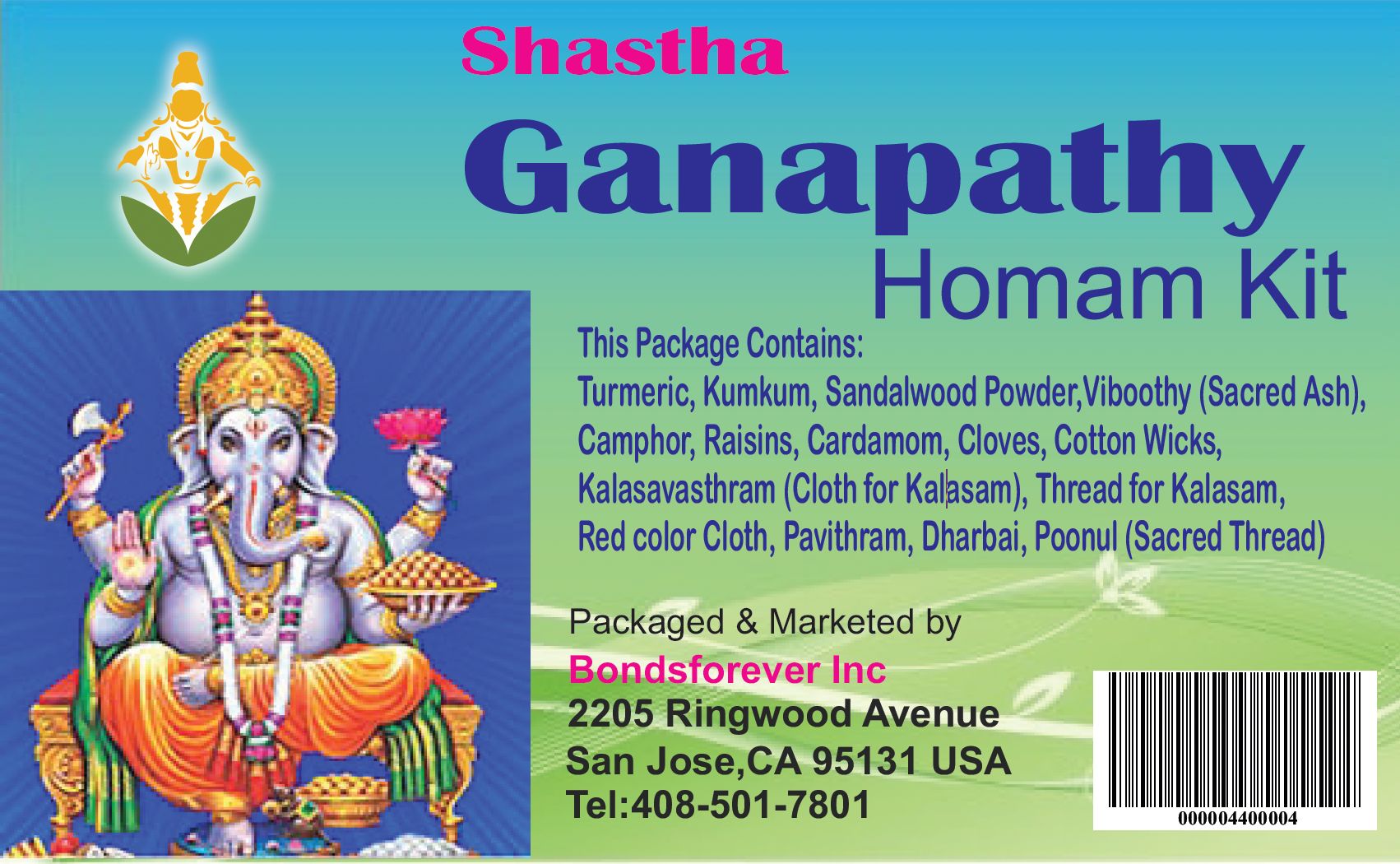 Ganapathy Homam Kit