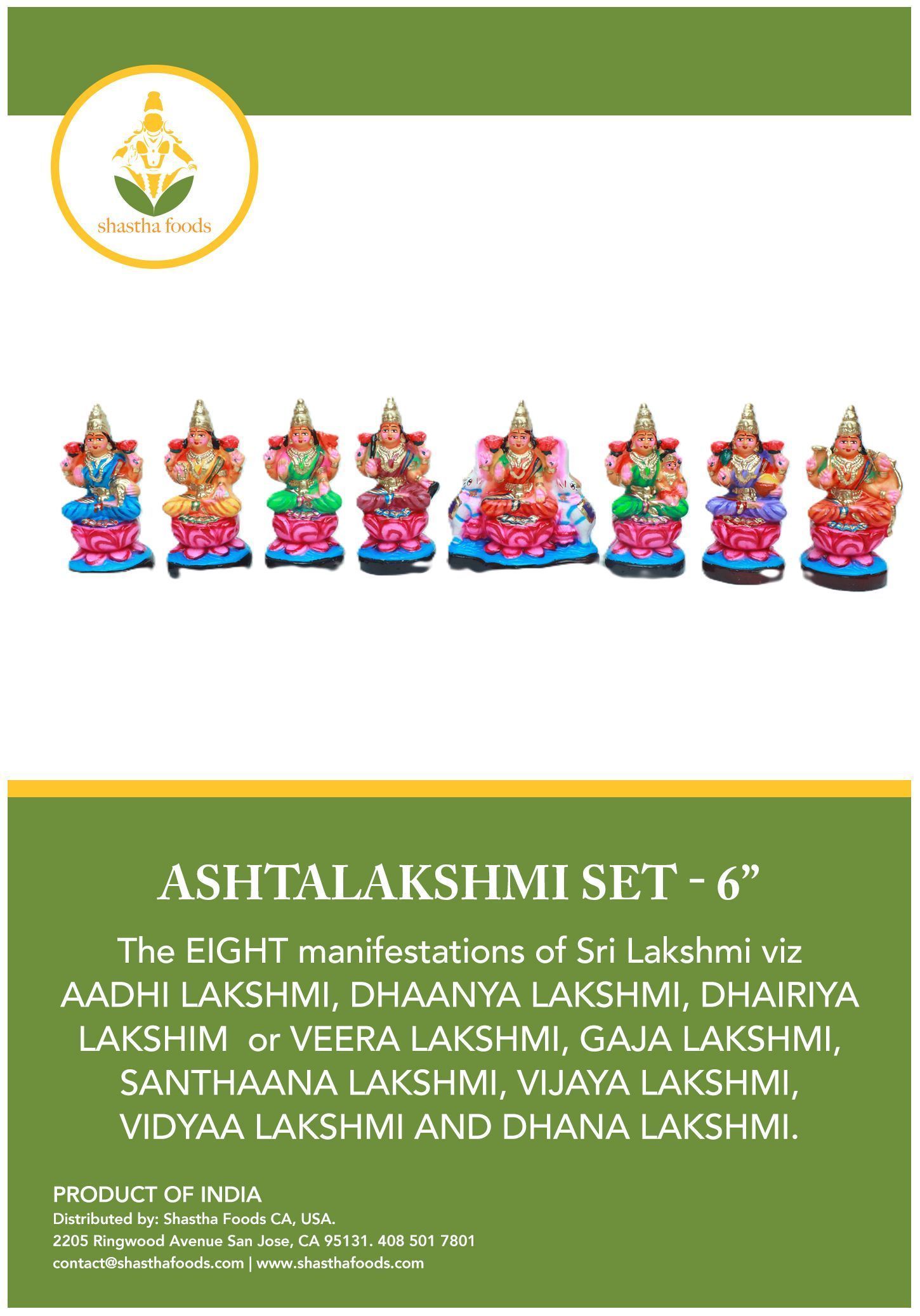 Ashtalakshmi (Medium 6")