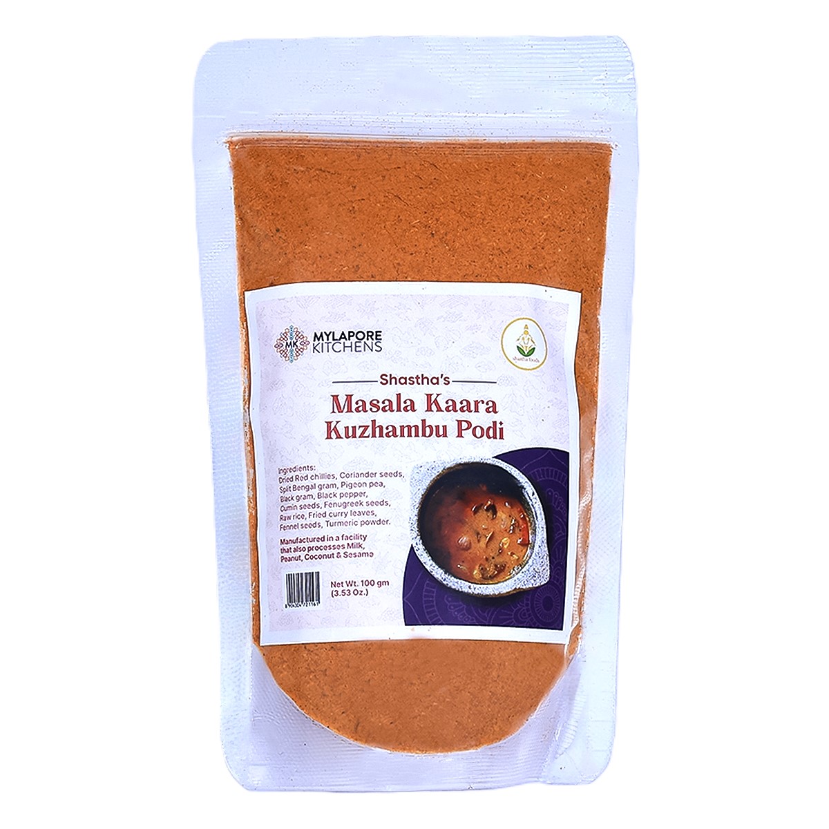 MK Masala Kaara Kuzhambu Podi - 100g